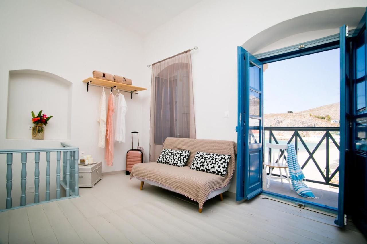 Nammos Sunset Apartment Pserimos Town Bagian luar foto